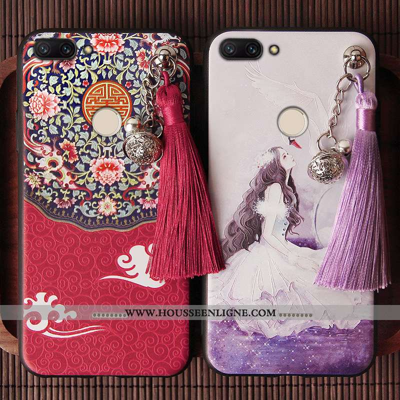 Housse Xiaomi Redmi 6 Protection Personnalité Téléphone Portable Créatif Style Chinois Rouge Silicon