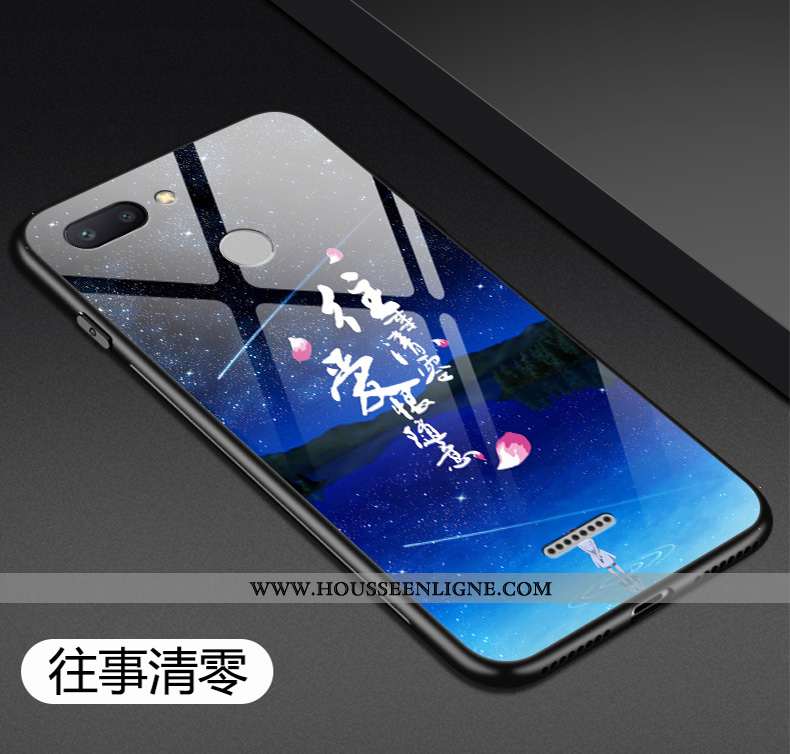 Housse Xiaomi Redmi 6 Tendance Fluide Doux Incassable Rouge Étui Petit Coque