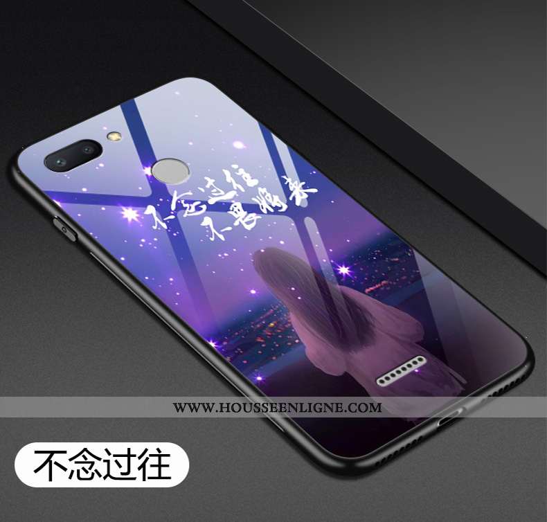 Housse Xiaomi Redmi 6 Tendance Fluide Doux Incassable Rouge Étui Petit Coque