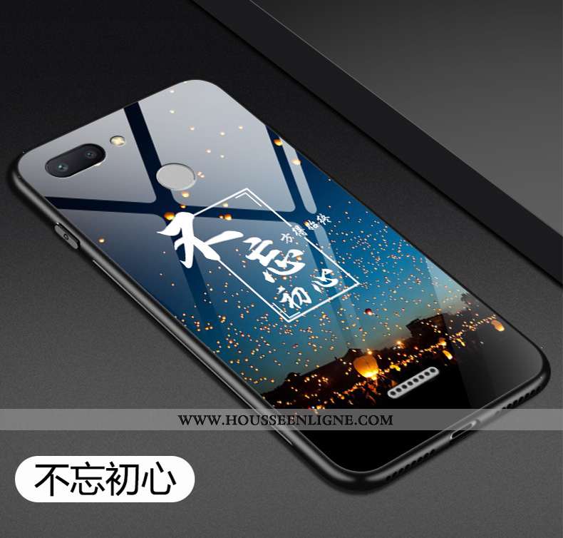 Housse Xiaomi Redmi 6 Tendance Fluide Doux Incassable Rouge Étui Petit Coque