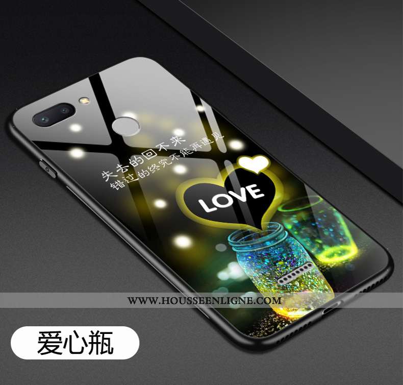Housse Xiaomi Redmi 6 Tendance Fluide Doux Incassable Rouge Étui Petit Coque
