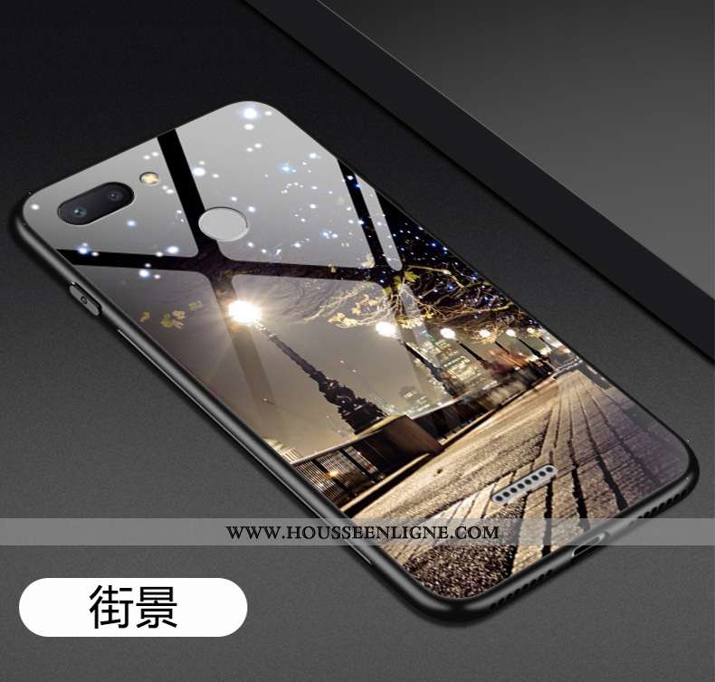 Housse Xiaomi Redmi 6 Tendance Fluide Doux Incassable Rouge Étui Petit Coque