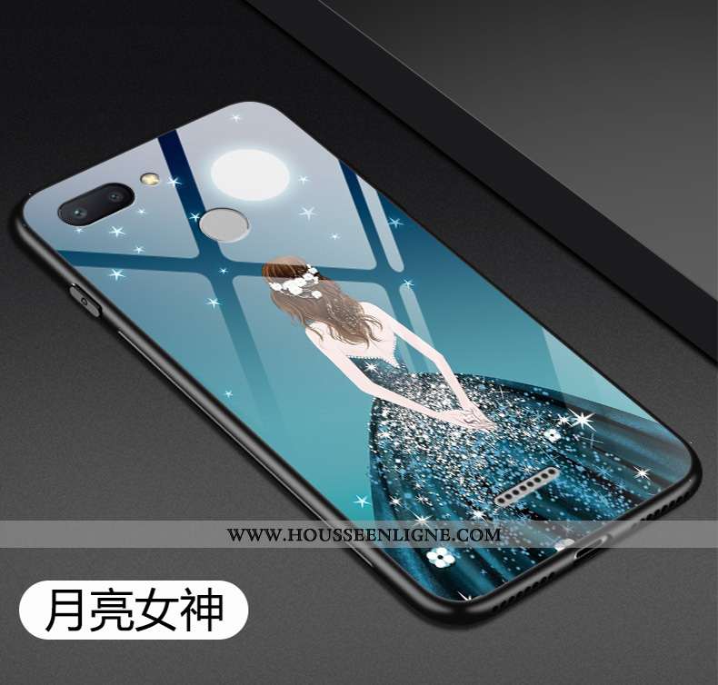 Housse Xiaomi Redmi 6 Tendance Fluide Doux Incassable Rouge Étui Petit Coque
