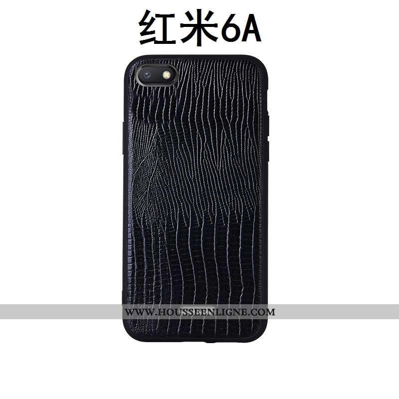 Housse Xiaomi Redmi 6a Cuir Fluide Doux Incassable Silicone Bleu Nouveau Tout Compris