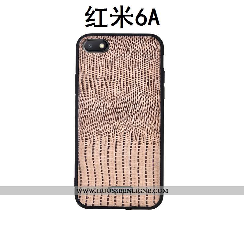 Housse Xiaomi Redmi 6a Cuir Fluide Doux Incassable Silicone Bleu Nouveau Tout Compris