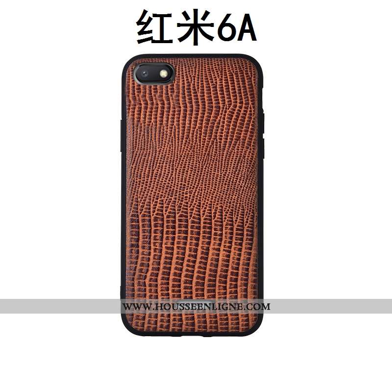 Housse Xiaomi Redmi 6a Cuir Fluide Doux Incassable Silicone Bleu Nouveau Tout Compris