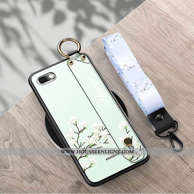Housse Xiaomi Redmi 6a Fluide Doux Silicone Bleu Légère Incassable Coque Rouge