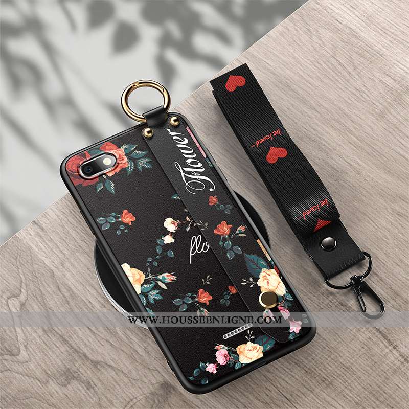 Housse Xiaomi Redmi 6a Fluide Doux Silicone Bleu Légère Incassable Coque Rouge