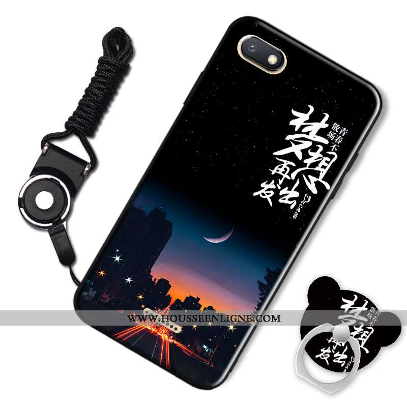 Housse Xiaomi Redmi 6a Personnalité Dessin Animé Fluide Doux Petit Téléphone Portable Rouge Incassab