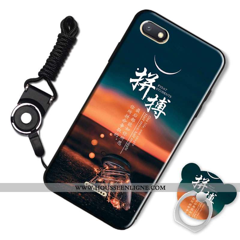 Housse Xiaomi Redmi 6a Personnalité Dessin Animé Fluide Doux Petit Téléphone Portable Rouge Incassab