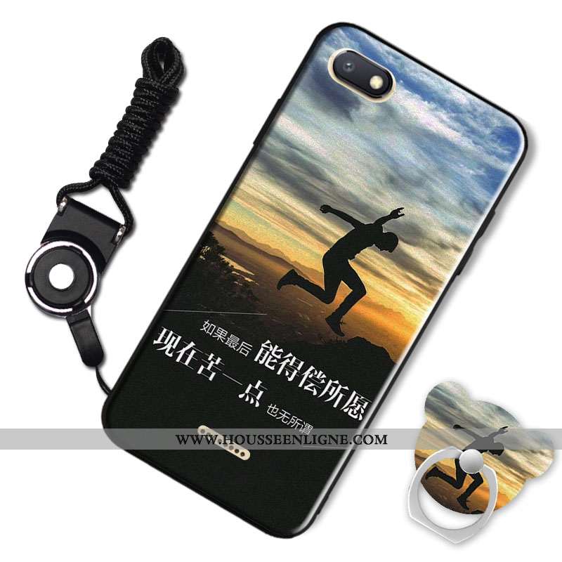 Housse Xiaomi Redmi 6a Personnalité Dessin Animé Fluide Doux Petit Téléphone Portable Rouge Incassab