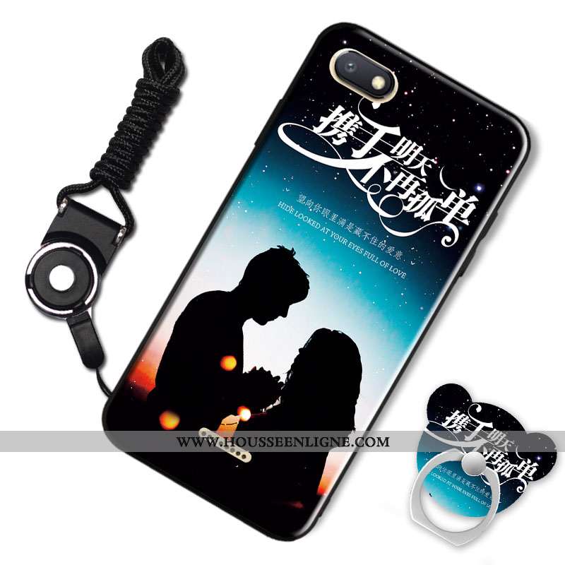 Housse Xiaomi Redmi 6a Personnalité Dessin Animé Fluide Doux Petit Téléphone Portable Rouge Incassab