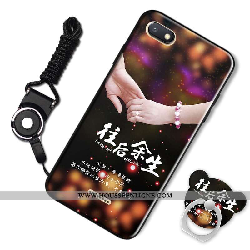 Housse Xiaomi Redmi 6a Personnalité Dessin Animé Fluide Doux Petit Téléphone Portable Rouge Incassab