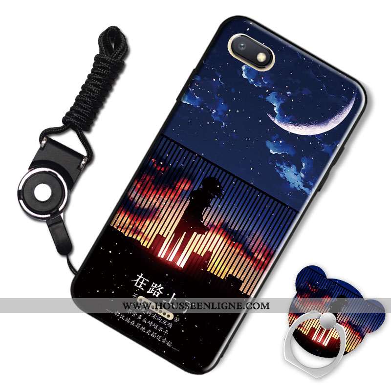Housse Xiaomi Redmi 6a Personnalité Dessin Animé Fluide Doux Petit Téléphone Portable Rouge Incassab