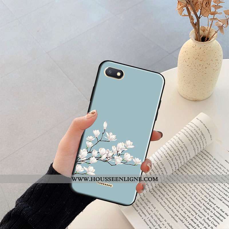 Housse Xiaomi Redmi 6a Personnalité Dessin Animé Fluide Doux Petit Téléphone Portable Rouge Incassab