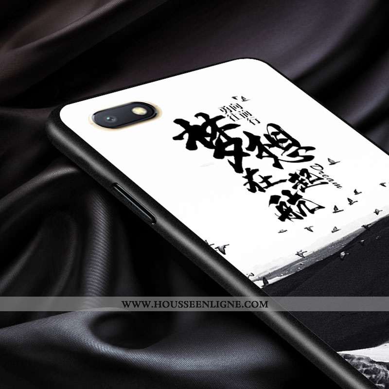 Housse Xiaomi Redmi 6a Personnalité Dessin Animé Fluide Doux Petit Téléphone Portable Rouge Incassab