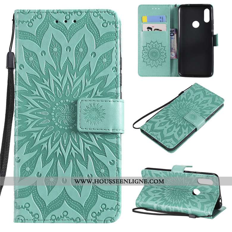 Housse Xiaomi Redmi 7 Protection Cuir Coque Étui Petit Vert Rouge Verte