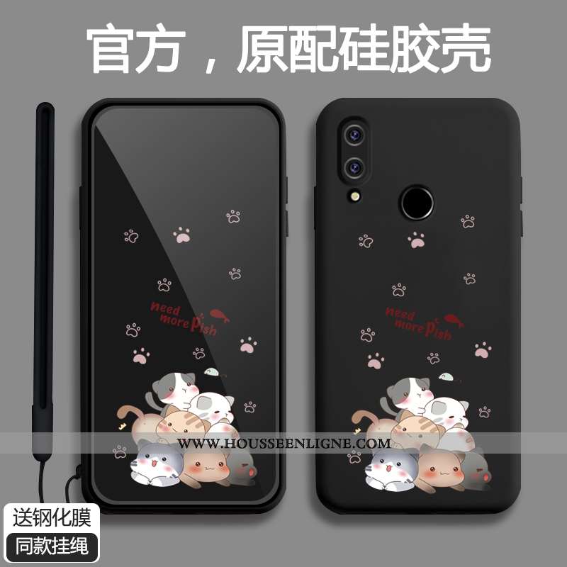 Housse Xiaomi Redmi 7 Silicone Protection Bleu Fluide Doux Étui Ultra Téléphone Portable