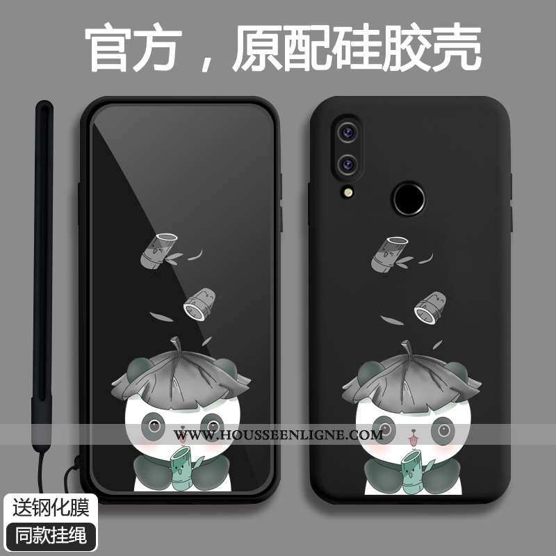 Housse Xiaomi Redmi 7 Silicone Protection Bleu Fluide Doux Étui Ultra Téléphone Portable