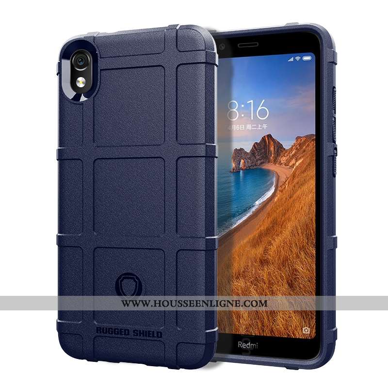 Housse Xiaomi Redmi 7a Créatif Tendance Coque Personnalité Net Rouge Rouge Téléphone Portable Marron