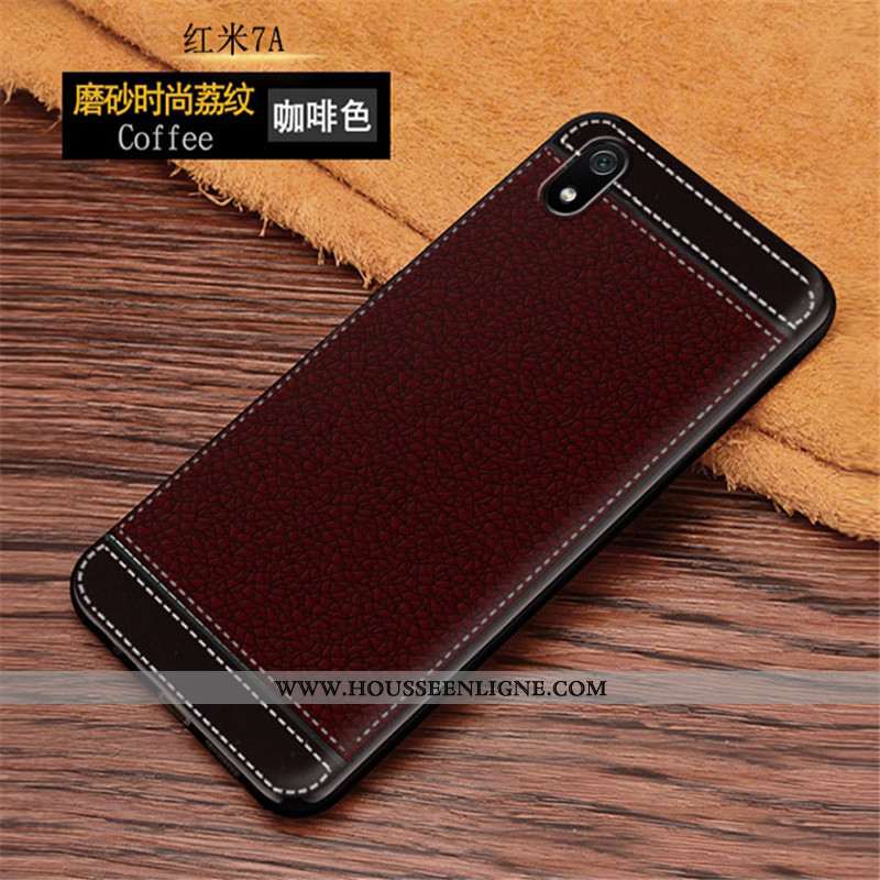 Housse Xiaomi Redmi 7a Fluide Doux Protection Personnalité Rouge Tout Compris Business Rose