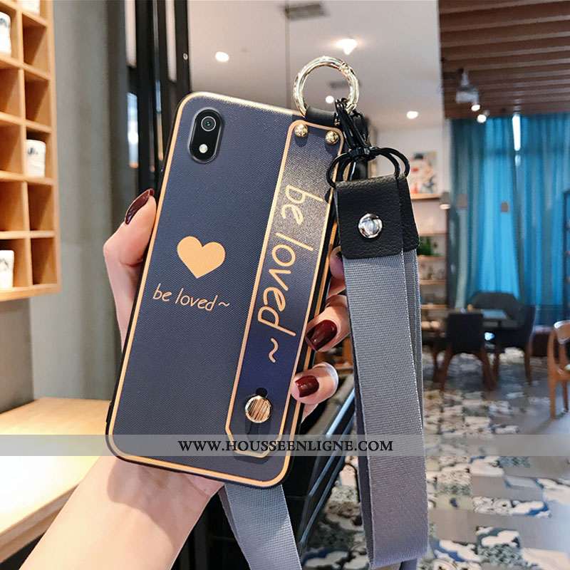 Housse Xiaomi Redmi 7a Silicone Protection Amoureux Téléphone Portable Vintage Coque Tout Compris Gr