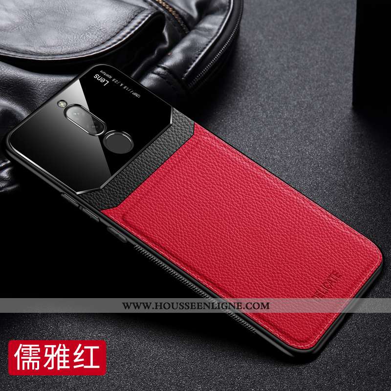 Housse Xiaomi Redmi 8 Fluide Doux Silicone Petit Modèle Fleurie Étui Rouge Téléphone Portable Marron