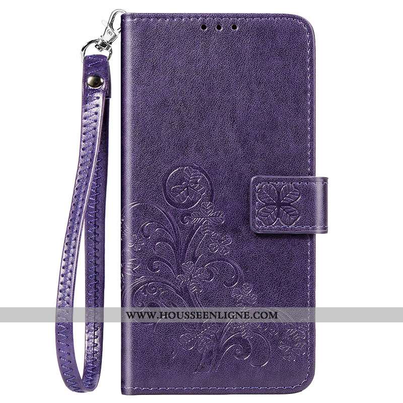 Housse Xiaomi Redmi 8 Protection Fluide Doux Coque Incassable Petit Clamshell Silicone Violet