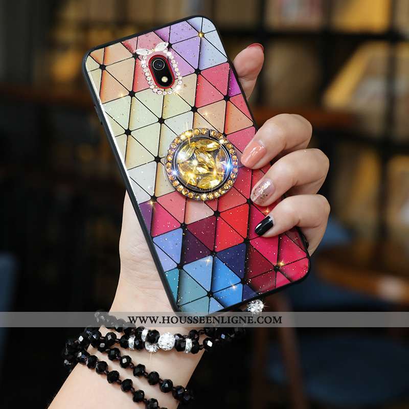 Housse Xiaomi Redmi 8a Protection Personnalité Téléphone Portable Silicone Tout Compris Créatif Roug