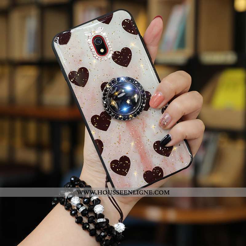 Housse Xiaomi Redmi 8a Protection Personnalité Téléphone Portable Silicone Tout Compris Créatif Roug
