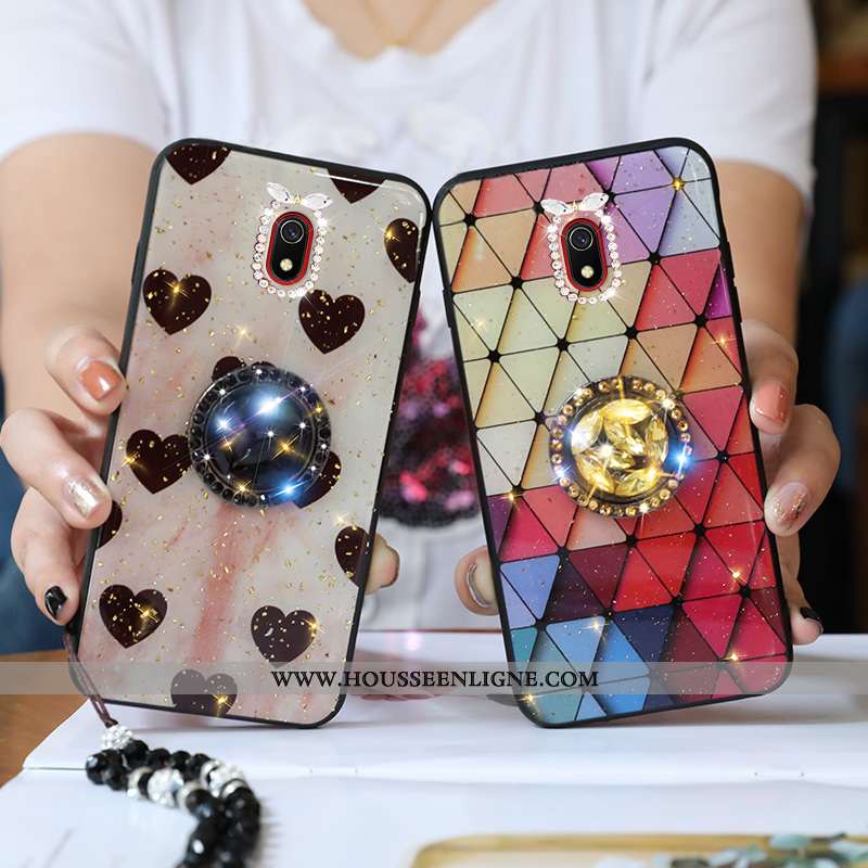 Housse Xiaomi Redmi 8a Protection Personnalité Téléphone Portable Silicone Tout Compris Créatif Roug