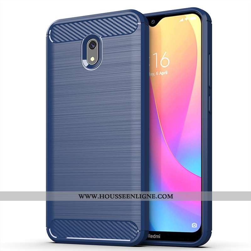 Housse Xiaomi Redmi 8a Silicone Protection Créatif Incassable Fluide Doux Rouge Noir