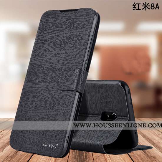 Housse Xiaomi Redmi 8a Silicone Protection Fluide Doux Téléphone Portable Tout Compris Étui Bleu Fon