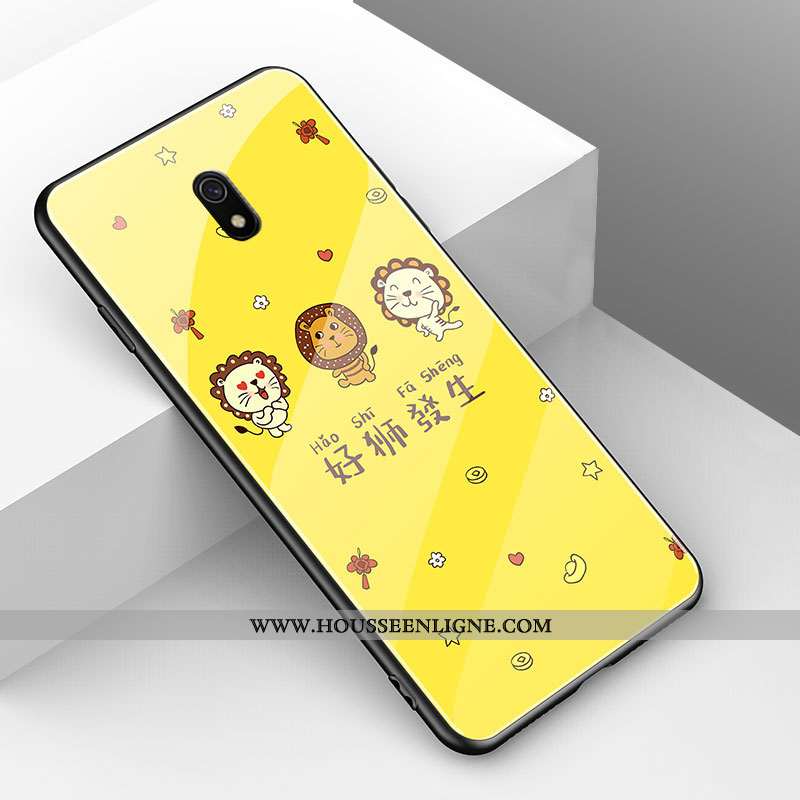 Housse Xiaomi Redmi 8a Tendance Fluide Doux Nouveau Vert Animal Simple Coque Verte