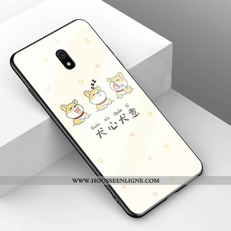 Housse Xiaomi Redmi 8a Tendance Fluide Doux Nouveau Vert Animal Simple Coque Verte