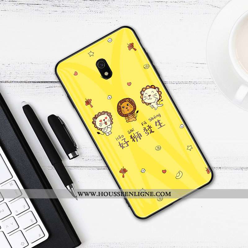 Housse Xiaomi Redmi 8a Tendance Fluide Doux Nouveau Vert Animal Simple Coque Verte