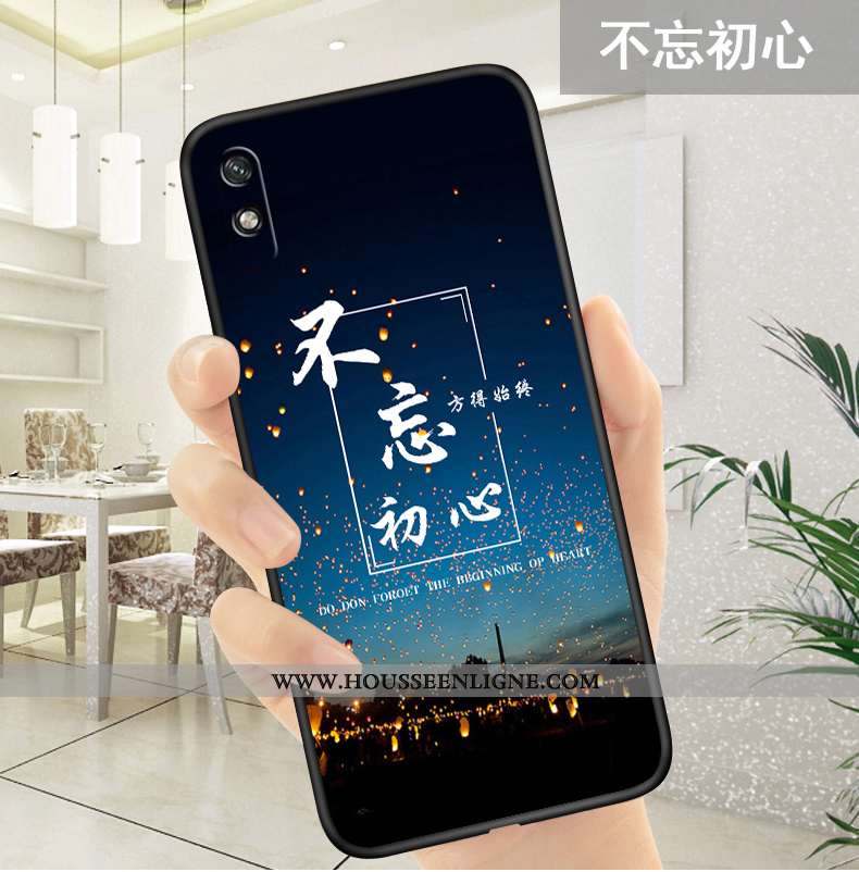 Housse Xiaomi Redmi 9a Fluide Doux Silicone Blanc Tout Compris Dessin Animé Protection Étui Blanche