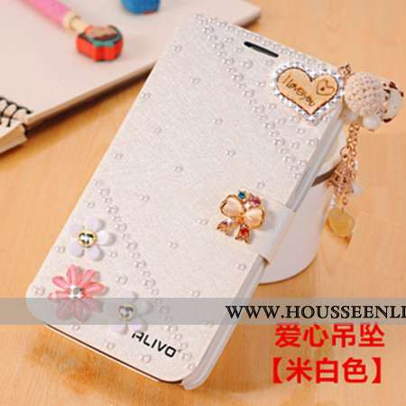 Housse Xiaomi Redmi Note 5 Cuir Protection Coque Strass Téléphone Portable Incassable Rouge Rose