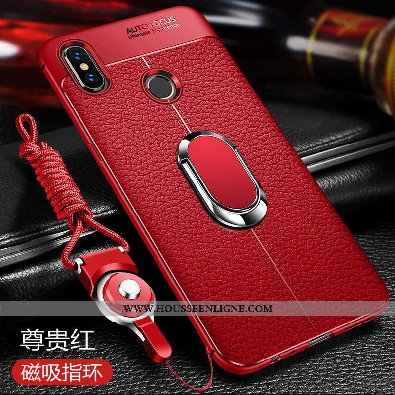 Housse Xiaomi Redmi Note 5 Fluide Doux Silicone Petit Coque Tout Compris Rouge Haute