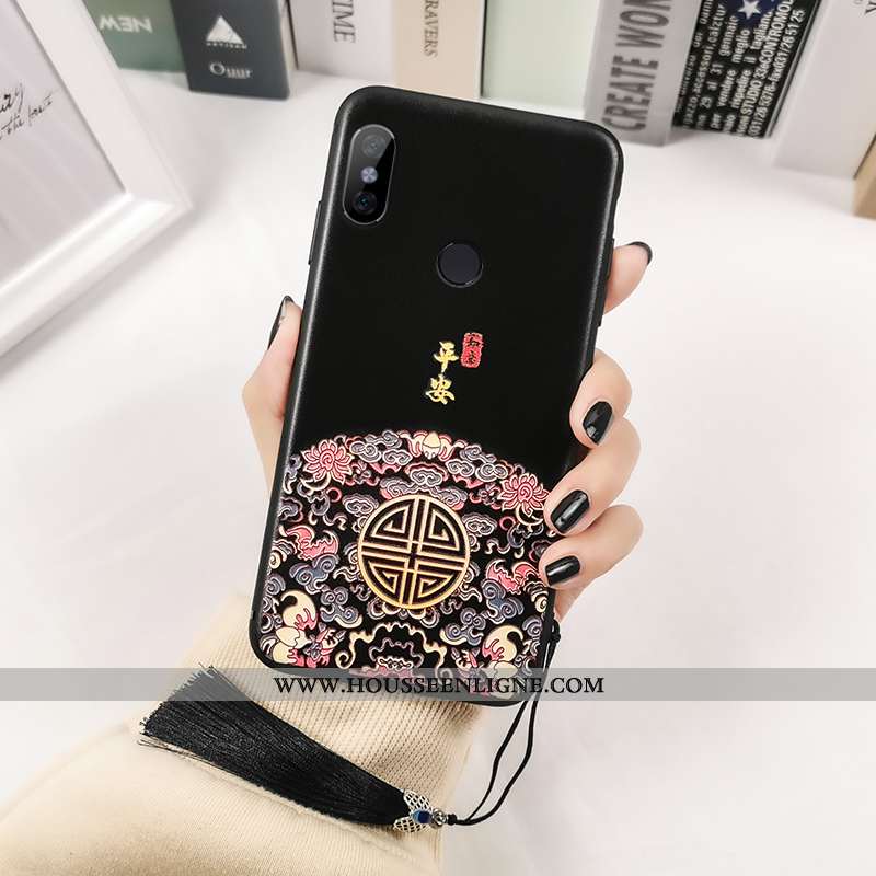 Housse Xiaomi Redmi Note 5 Tendance Fluide Doux Rouge Protection Silicone Tout Compris Style Chinois