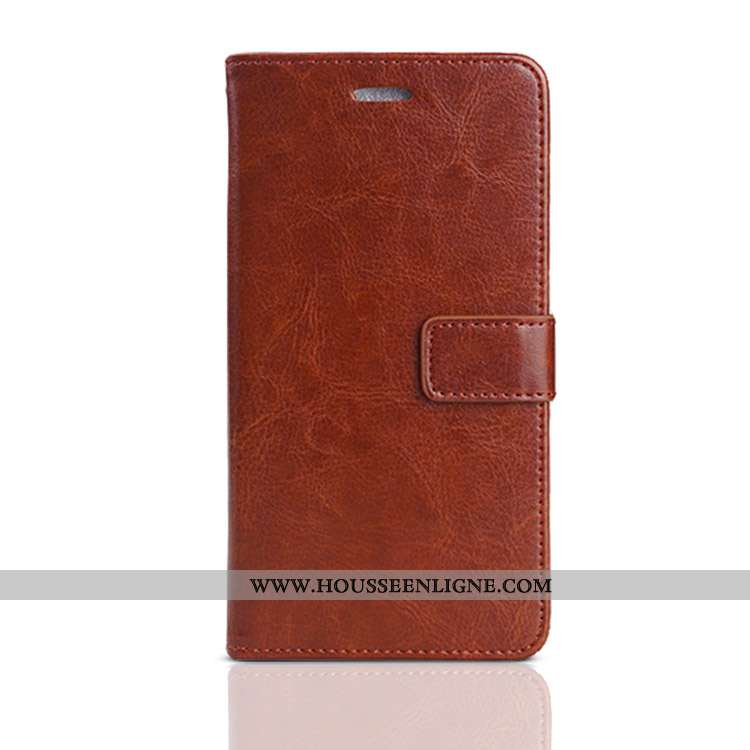 Housse Xiaomi Redmi Note 7 Protection Cuir Clamshell Coque Fluide Doux Incassable Tout Compris Bleu