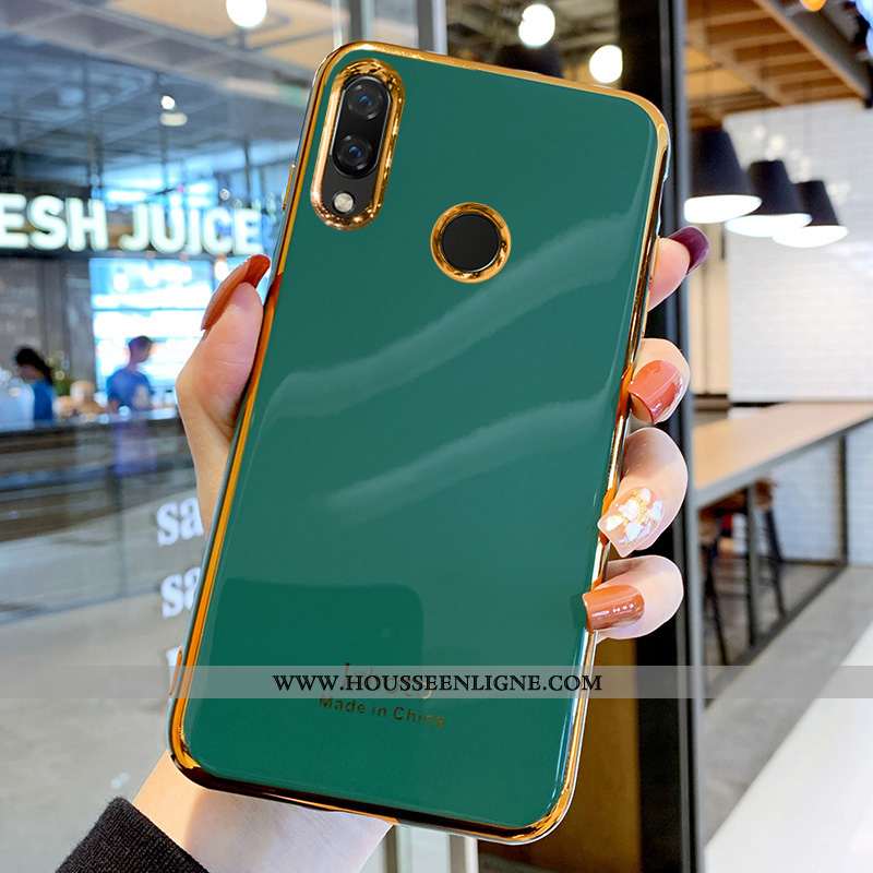 Housse Xiaomi Redmi Note 7 Silicone Mode Nouveau Tout Compris Fluide Doux Téléphone Portable Rouge V