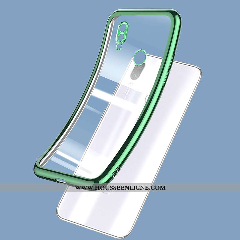 Housse Xiaomi Redmi Note 7 Tendance Légère Personnalité Net Rouge Coque Fluide Doux Bleu