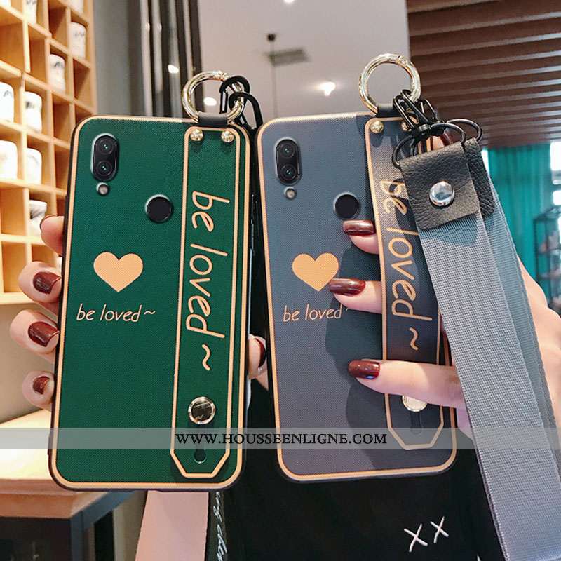 Housse Xiaomi Redmi Note 7 Vintage Silicone Gris Protection Personnalité Petit Téléphone Portable