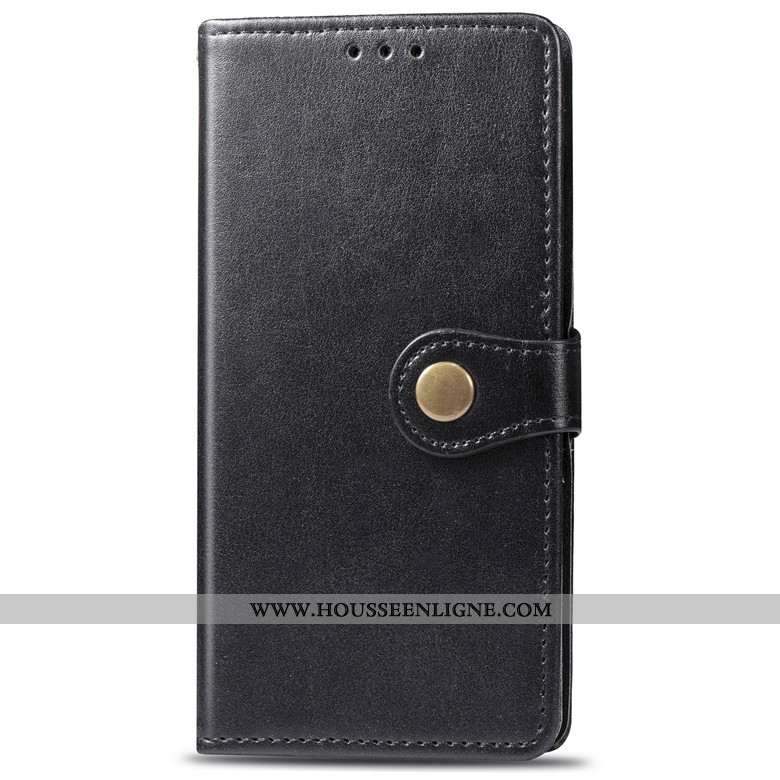 Housse Xiaomi Redmi Note 8 Pro Cuir Fluide Doux Téléphone Portable Rouge Protection Incassable Étui