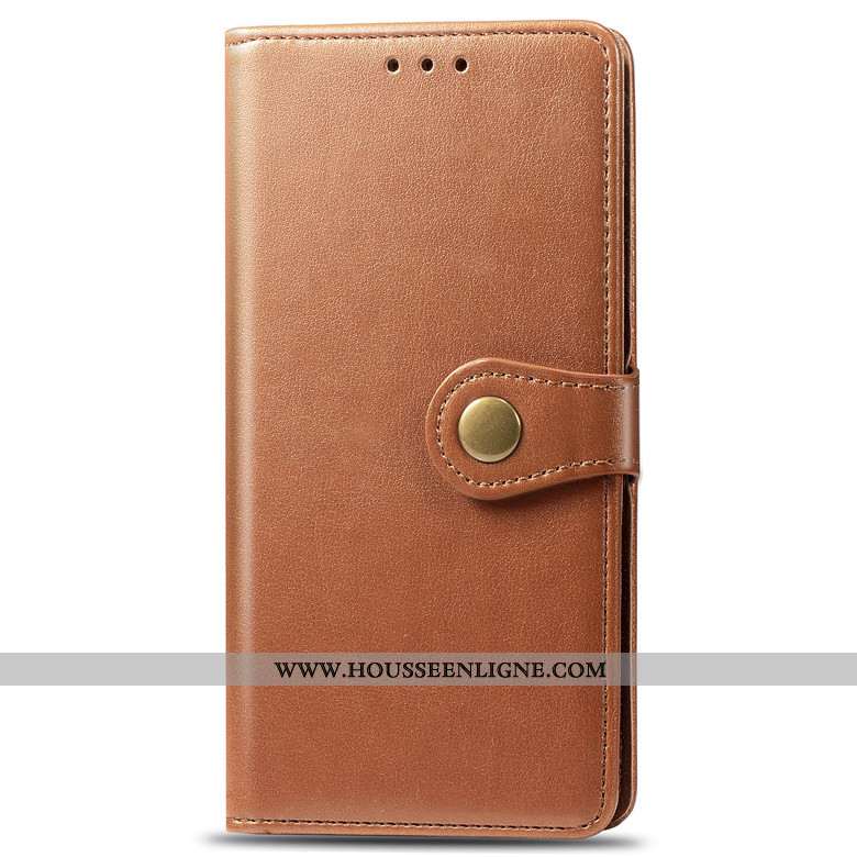 Housse Xiaomi Redmi Note 8 Pro Cuir Fluide Doux Téléphone Portable Rouge Protection Incassable Étui