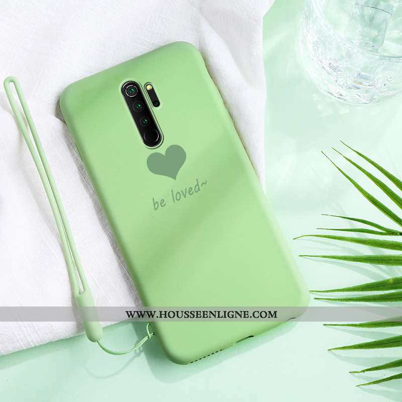 Housse Xiaomi Redmi Note 8 Pro Fluide Doux Silicone Petit Ultra Amour Ornements Suspendus Protection