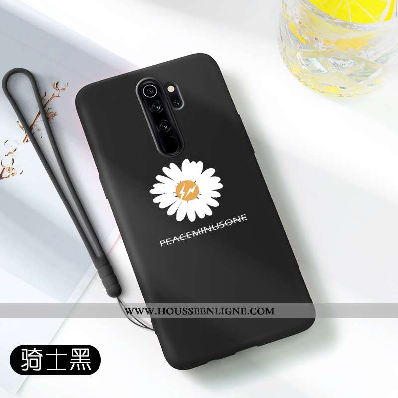 Housse Xiaomi Redmi Note 8 Pro Légère Fluide Doux Étui Simple Tout Compris Silicone Protection Noir