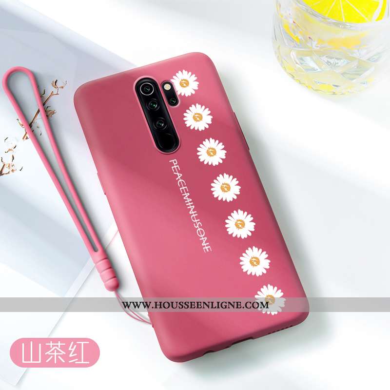Housse Xiaomi Redmi Note 8 Pro Légère Fluide Doux Étui Simple Tout Compris Silicone Protection Noir