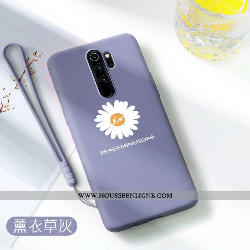 Housse Xiaomi Redmi Note 8 Pro Légère Fluide Doux Étui Simple Tout Compris Silicone Protection Noir